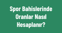 Spor Bahislerinde Oranlar Nasıl Hesaplanır?